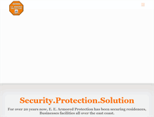 Tablet Screenshot of eearmoredprotection.com